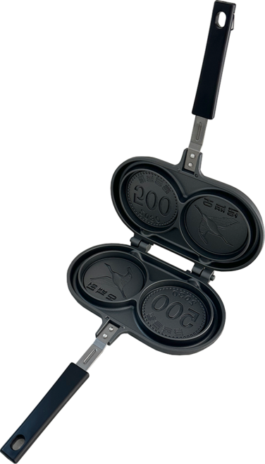 국산 인덕션 오백원빵팬 십원빵 동전빵 치즈빵 국화빵 호두과자 와플팬 기계, 1개