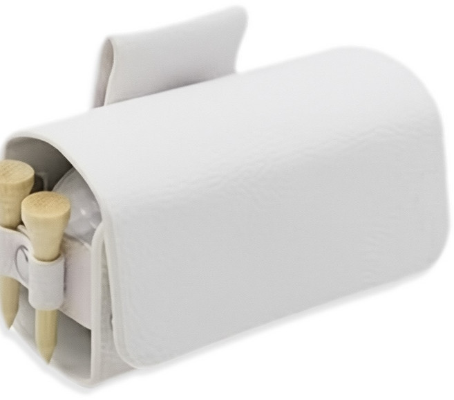 나성픽 골프공파우치, 화이트, 1개