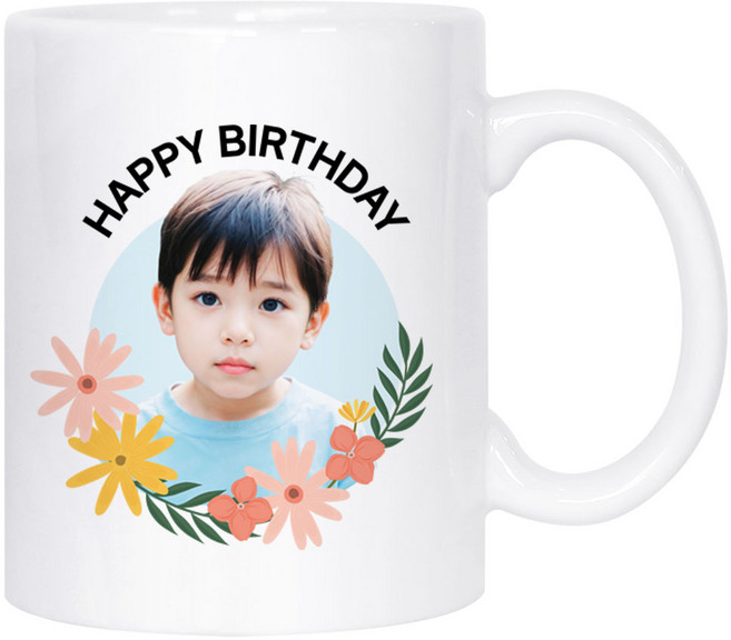 포토 사진 머그컵 굿즈 주문제작 답례품 가정의달 기념일선물 맞춤제작, 1개, 디자인14