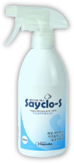 세이크로 에스 식품용 살균제 / 기구등의 살균소독제 / 음식점 대용량 살균소독제 / 식중독 예방 / 위생등급평가 업소용 살균제 500ml 1개