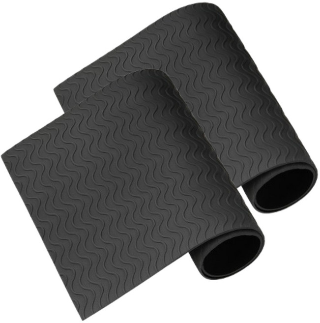 바이유즈 잘라쓰는 신발밑창 미끄럼방지 패치, 블랙, 2개