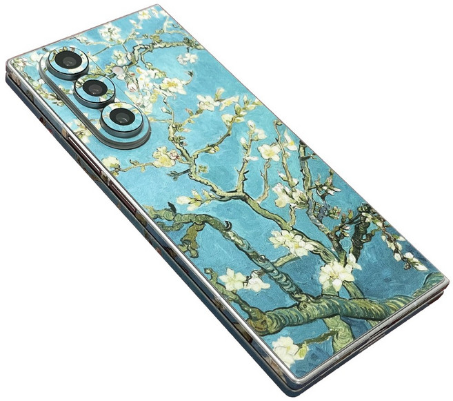 갤럭시 Z폴드7 휴대폰스킨 디자인 보호필름 후면 측면 카메라 전신 외부, 1개