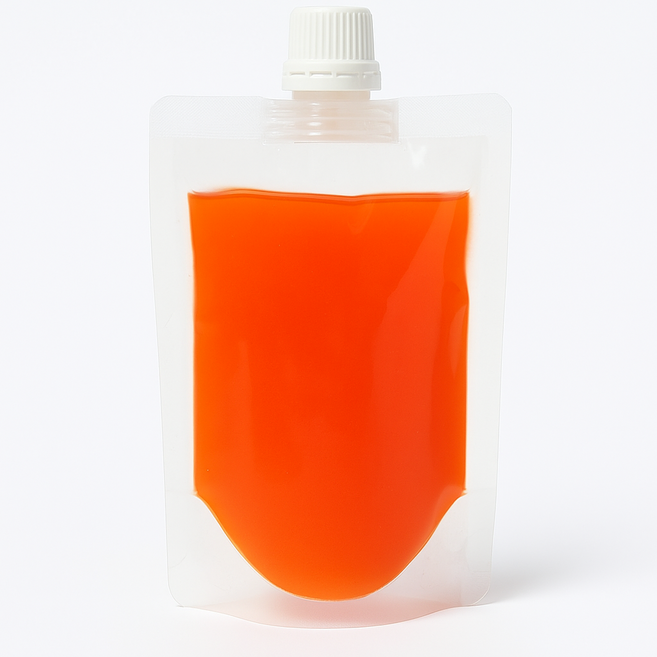 국내산) 주성포장 3중지 스파우트파우치 100ml 50매 /미니사이즈, 50개