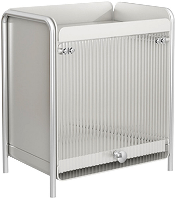 프롬하우스 도어형 슬라이딩 철제 수납함 수납장, 1개