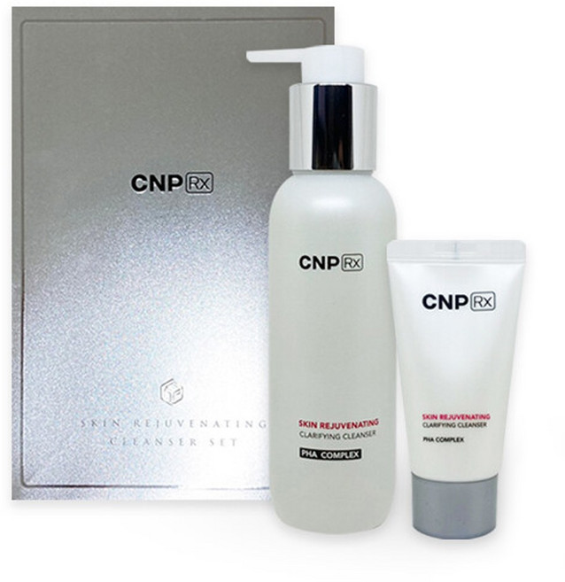 CNP RX 스킨 레쥬버네이팅 클래리파이 클렌저 기획 상품 (본품 150ml + 증정용 40ml) / 피부의 각질을 말끔히 케어하여 피부 결이 매끈해지는 폼 클렌저, 1개