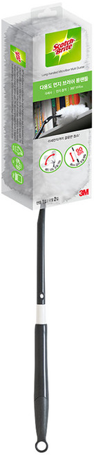 쓰리엠 뉴 다용도 먼지떨이 브러쉬 롱 핸들 + 리필2입, 1세트, 단일