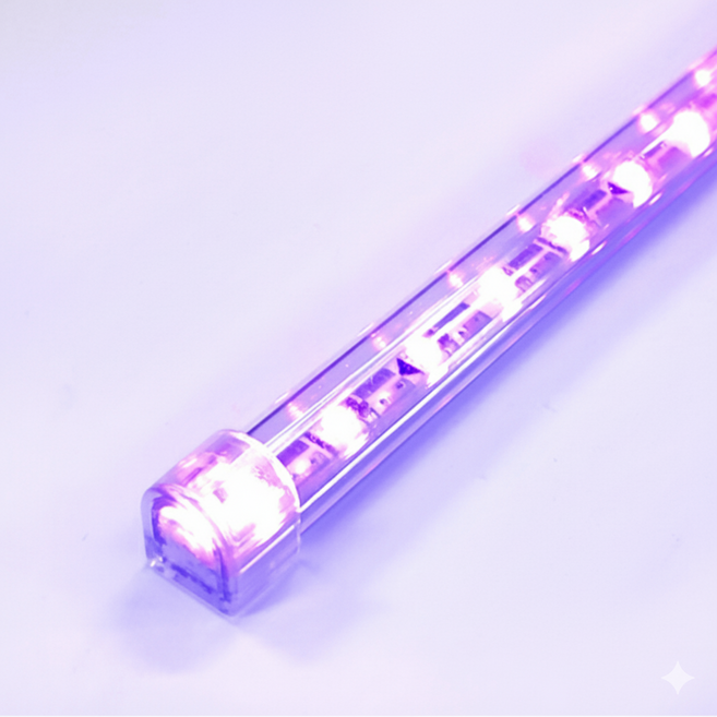 USB 5V UV램프 5V UV-a 405nm 투명 살균램프 50CM, 1개