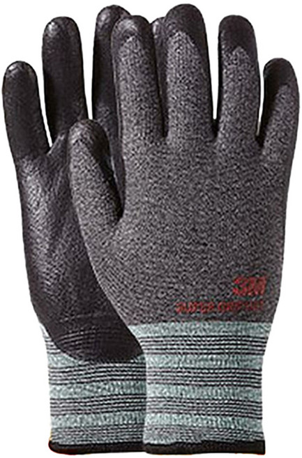 3M 슈퍼그립 핫 겨울 혹한기 기모장갑, 그레이, 1개