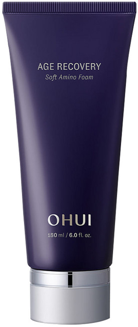 오휘 에이지 리커버리 소프트 아미노 폼 180ml / 편안한 보습을 돕는 저자극 마일드 폼 클렌저 / 선물용 추천, 1개