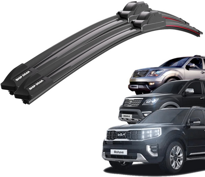 1+1 모하비 더뉴 더마스터 전차종 초밀착 와이퍼 윈도우 브러쉬 와이퍼블레이드, SDT-모하비HM(08-현재)600+500/A