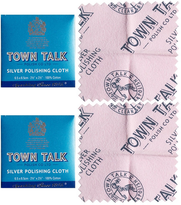 금 은 세척제(세척천) 실버 전용 변색제거 광택천, 실버 폴리싱 천 [소], 2개