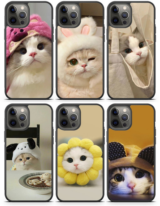 귀여운 고양이 애니멀 범퍼 케이스 갤럭시 버디1 버디2 버디3 점프1 점프2 점프3 퀀텀3 퀀텀4 퀀텀5