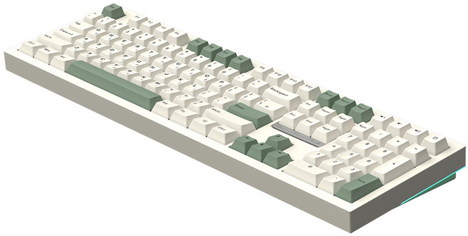 SPM PL108W 아라 풀배열 108키 숫자키 유무선 블루투스 사무용 기계식키보드, PL108W 아라 (저소음 새벽 택타일), 베이지, 저소음 새벽 택타일