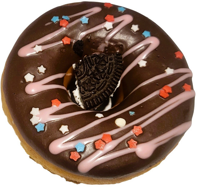 수제 오리지날 쌀 아로니아 커피 토핑 맛있는 도넛츠 초코 전문 도너츠 식사대용빵, 아로니아 도넛(6개)+커피 도넛(6개), 45g, 12개