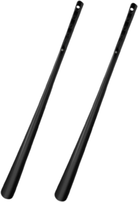 뮤즈렛 롱 구두주걱 긴 구두칼, 블랙, 2개