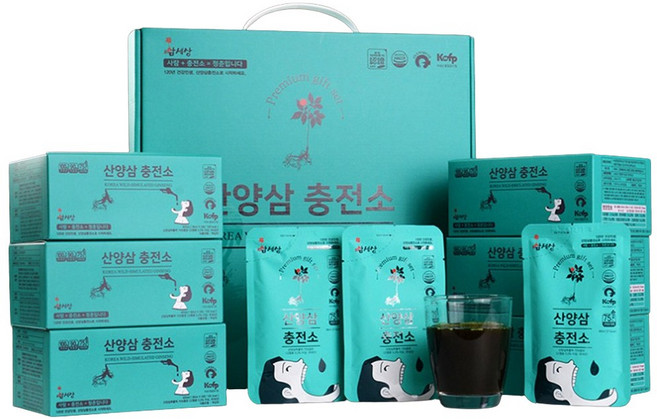 국산 산삼진액 산양삼충전소 산양삼 장뇌삼 산삼 산양산삼 체력만땅 기력만땅 면역만땅 액기스 농축액 원기회복 건강즙 명절선물, 30개, 90ml