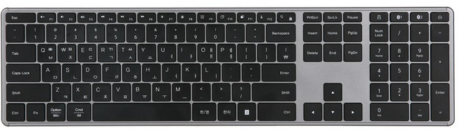 라이프썸 슬림 블루투스 키보드 (LFS-HA39) 9종 택1, 스페이스 그레이, LFS-HA39, 제조사축