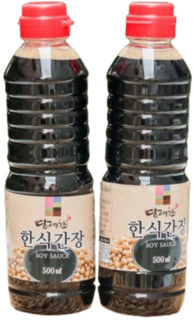 한식 국산콩 간장 옛 재래방식 국간장 순창 담예찬, 500ml, 2개