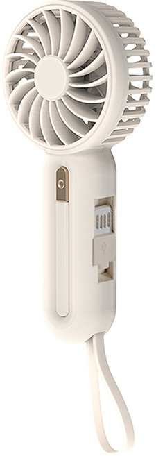 5세컨즈 휴대용 미니 무선 핸디 냉각 선풍기, 무선 핸디 냉각 선풍기 R29, 화이트
