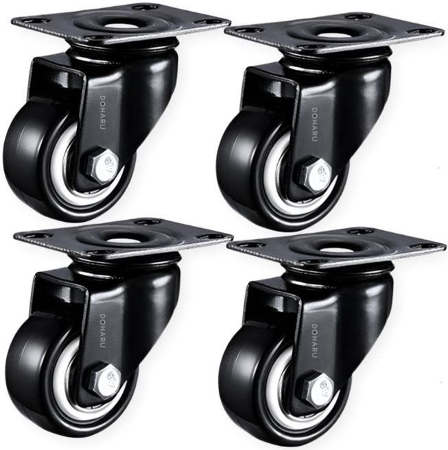 도하루 우레탄 회전 바퀴 가구 운반, 4개