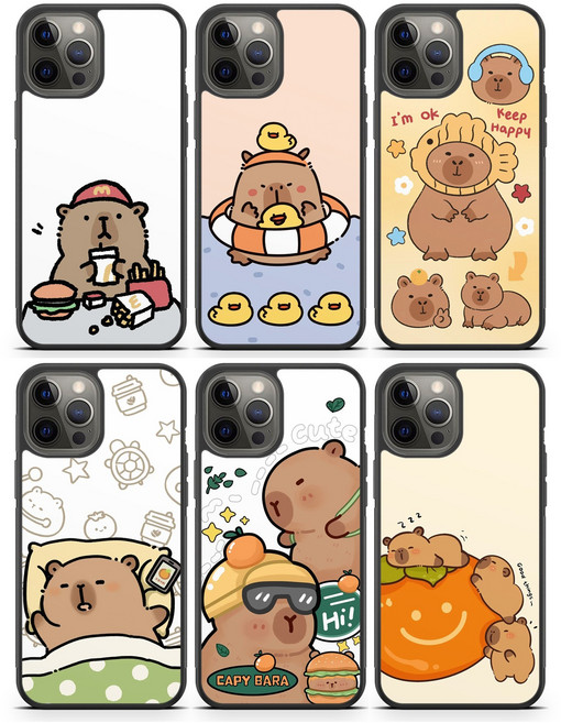 귀여운 카피바라 케이스 AT-M130K AT-M130S 마이브키즈폰 포켓몬에디션2 시나모롤폰 잼폰2