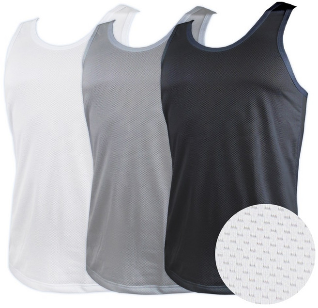 제이지몰 남성 쿨 메쉬 런닝 3매 기능성 에어로쿨 스포츠 민소매 나시