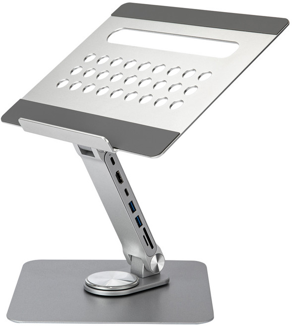 라이프썸 360도 회전 노트북거치대 7in1 멀티허브 C타입