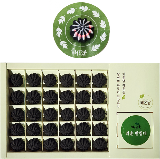 연기없는 실내용 좌훈 쑥뜸 좌훈욕 강화쑥뜸 다나뜸 혈액순환 여성질환 질염 및 전립선 강화 30개입, 1개