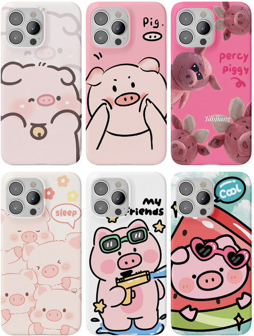 귀여운 꿀꿀 돼지 케이스 AT-M130 AT-M150 시나모롤폰 포켓몬폰2 포켓몬폰3 잼폰2 잼폰3 마이브키즈폰