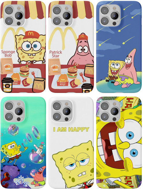 전기종 스폰지밥 케이스 갤럭시 S22 S23 S23FE S24 S24FE S24+ S24울트라 S25 S25+ S25 울트라