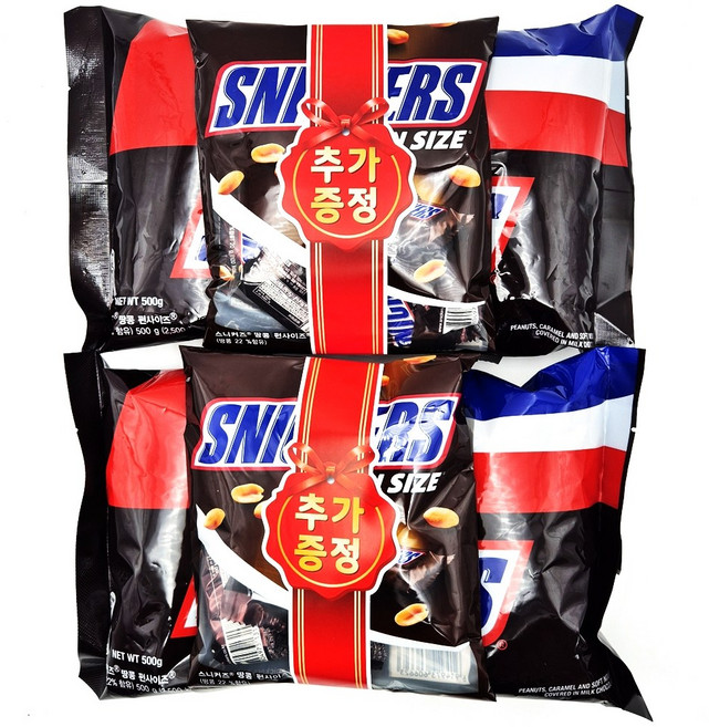 스니커즈 땅콩 펀사이즈, 660g, 2개