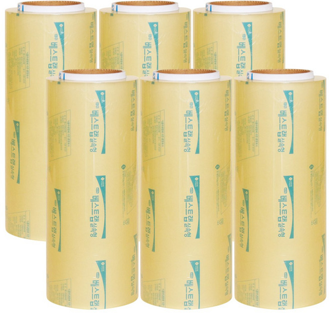 롯데이라이프 업소용랩 베스트 실속형 식품포장 랩 국내생, 6개, 30cm