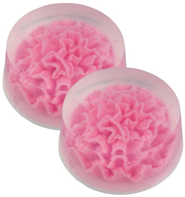 YB맘 러블리 카네이션 꽃비누 선생님 어버이날 선물 웨딩 답례품, 꽃비누1구 핑크, 감사합니다, 2개입, 110g