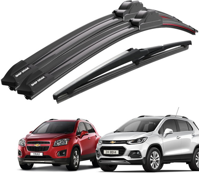 쉽딱 트리플 전면 후방 와이퍼 3P 세트, 트랙스/더뉴트랙스(13~23)