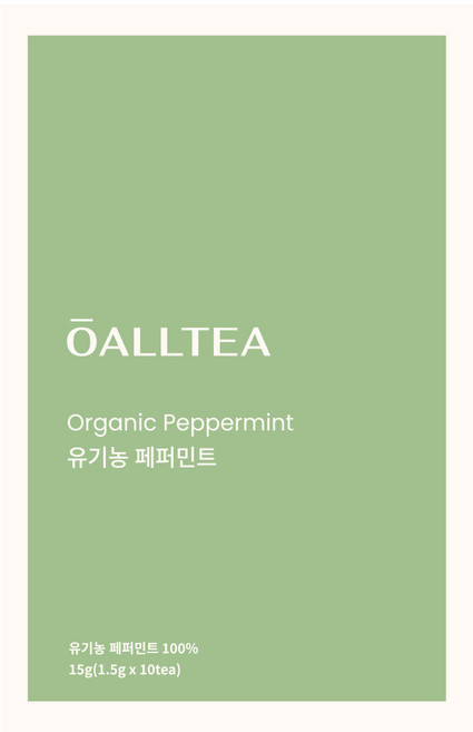 뉴올티 유기농 허브티 페퍼민트, 1.5g, 10개입, 1개