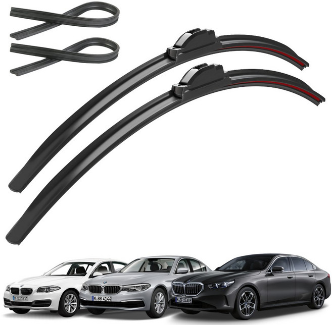 파이널 하이브리드 와이퍼 리필고무 패키지 4P, BMW5시리즈G60(23-현재)