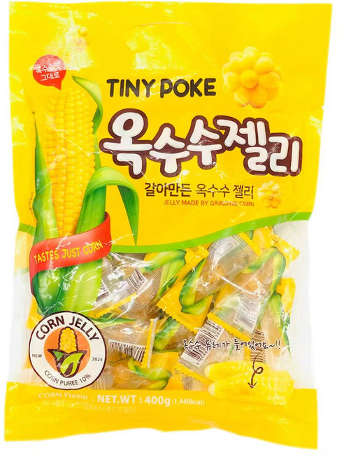 갈아만든 옥수수젤리, 400g, 4개