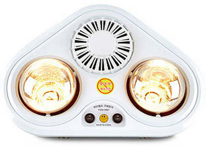 [TTP INC] 국내제작 순간 다목적 발열 난방기 대동해모로 / 욕실 실내 절전형 1초 난방 / 실리콘 방수패킹 복사열 램프 / 무소음 무취