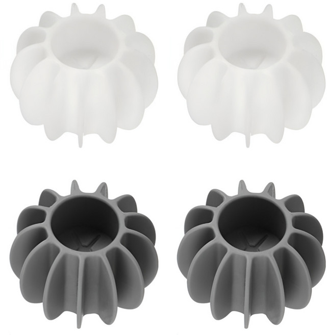 트렌드태그 대형사이즈 실리콘 건조기볼 세탁볼, 8개, 그레이