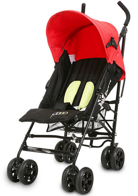 베이비 엘레강스 휴대용유모차 (레인커버포함) / 3단각도 조절, 레드블랙