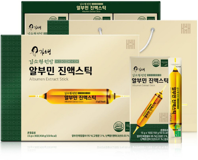 김소형 원방 알부민 진액스틱 30포, 1개, 450g