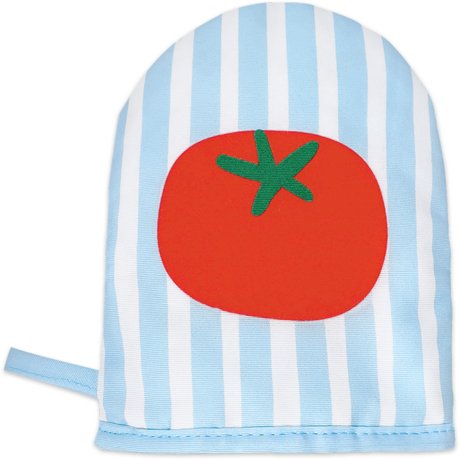 더블유그린 도톰도톰 토마토 오븐장갑, 1개