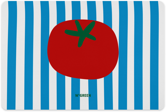 더블유그린 말랑말랑 규조토 토마토 발매트