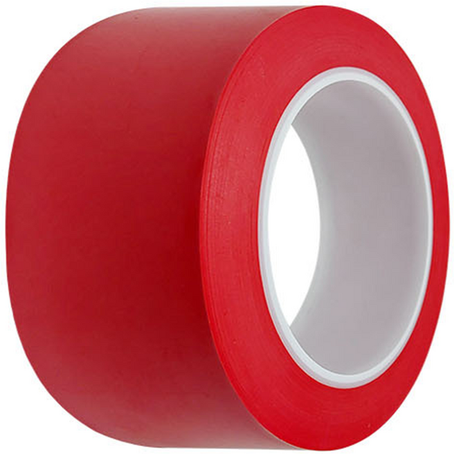 블렉스 PVC 안전 바닥라인 테이프, 적색, 5개