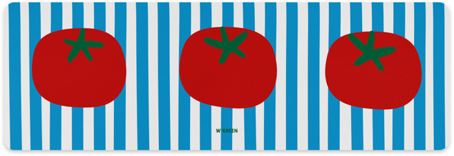 더블유그린 뽀송뽀송 규조토 토마토 주방매트