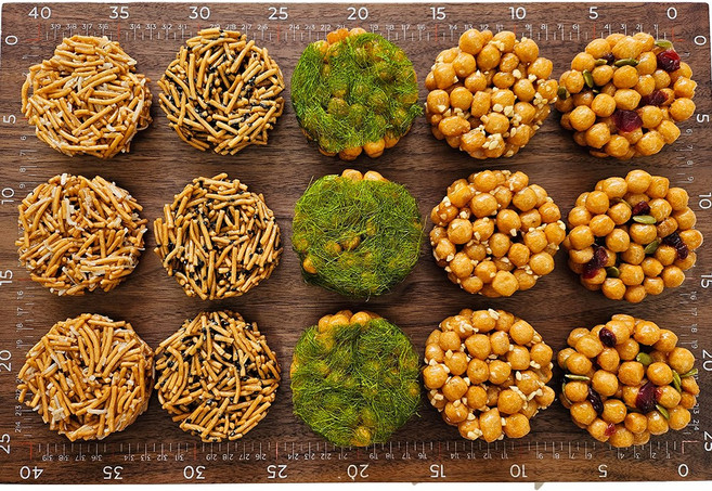 연의당 수제 오란다 강정 선물세트 전통 수제과자 답례품 선물 21개입 기본(혼합), 1세트, 735g