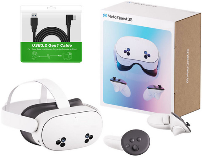 메타 퀘스트 3S 256GB 국내 공식 A/S + 링크 케이블 5m