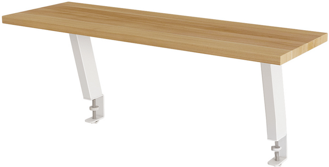 벨로딜 정리본능 공간확장 바로조립 책상 위 미니 선반, 1단, 우드