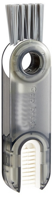 레이지데이즈 텀블러 설거지솔 물컵 세척솔 틈새 세척 브러쉬 올인원, 1개, 레이지데이즈 블랙