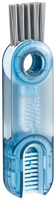 레이지데이즈 텀블러 설거지솔 물컵 세척솔 틈새 세척 브러쉬 올인원, 1개, 레이지데이즈 블루